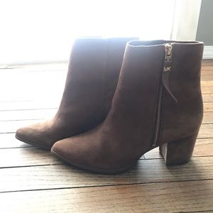 Michael Kors block booties